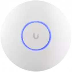 UBIQUITI U6+, WiFi 6, 4 spatial streams, 140 m² (1,500 ft²) coverage, 300+ connected devices, Powered using PoE, GbE uplink.