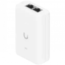 Ubiquiti U-POE+ adapter 30W, powers UniFi PoE+ devices, reduce dependency on PoE switch power, Contains RJ45 data input, AC cable with earth ground, and PoE+ output                          