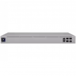 UBIQUITI UniFi Gateway Enterprise, 2x 25G SFP28,2x 10G SFP+ and 2x 2.5 GbE RJ45 ports (two interfaces remappable to WAN), 2 included hot-swap PSUs for power redundancy, 12.5 Gbps routing with IDS/IPS, Shadow Mode High Availability, 1.3