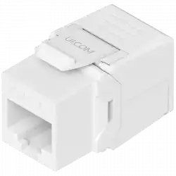 Ubiquiti UniFi  UACC-Keystone-Jack-C6 keystone for terminating a Cat6 Ethernet jack without the use of a punch-down or crimping too, (12) Keystone Jacks per pack