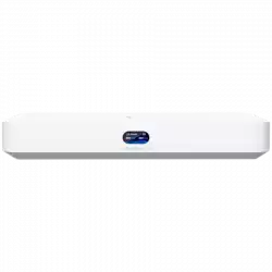 Ubiquiti UniFi UCG-Fiber-EU Desktop 10G Cloud Gateway with integrated PoE switch, Includes full UniFi application suite for device management, 5 Gbps routing with IDS/IPS, 10G SFP+ and (1) 10 GbE RJ45 WAN port, 10G SFP+ LAN port