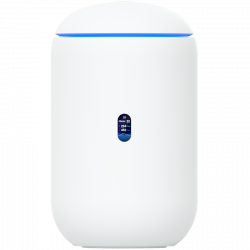 Ubiquiti UniFi UDR7-EU Dream Router 7 Desktop 10G Cloud Gateway with integrated WiFi 7, PoE switch, microSD storage, and full UniFi application support, 10G SFP+ and (1) 2.5 GbE RJ45 WAN port, 64 GB microSD,