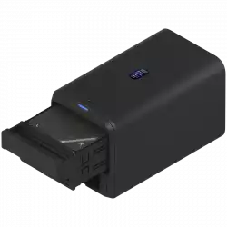 Ubiquiti UniFi UNAS-2-B-EU Network Attached Storage with (2) 3.5inch HDD bays, 2.5 GbE networking, USB-C connectivity, and an included PoE++ adapter, all in a compact footprint, black