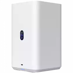 Ubiquiti UniFi  UNAS-2-W-EU Network Attached Storage with (2) 3.5inch HDD bays, 2.5 GbE networking, USB-C connectivity, and an included PoE++ adapter, all in a compact footprint