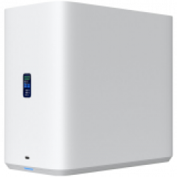 Ubiquiti UniFi UNAS-4-W-EU Network Attached Storage with (4) 2.5/3.5" HDD bays, (2) M.2 NVMe SSD cache slots, 2.5 GbE networking, USB-C connectivity, and an included PoE+++ adapter, all in a compact footprint                          
