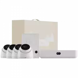 Ubiquiti UniFi UNVR-Instant-KIT-EU Compact Protect NVR Kit, includes (1) UniFi Protect NVR Instant with (4) G5 Turret Ultra cameras and (1) 1TB HDD, delivering an all-in-one solution for fast and effortless setup