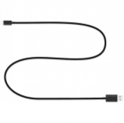 USB-C Cable Fabric Black Anthracite 2m