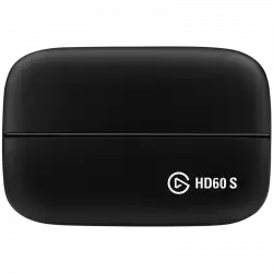Elgato Game Capture HD60 S, HDMI Input and Output, 2160p30, 1080p60, 1080p30, 1080i, 720p60, 576p, 480p Capture Resolutions, 112x75x19mm, 115g, Plug and Play, 1080p60 HDR Capture, 4K60 HDR 10 Passthrough, Instant Gameview, Flash Recording,