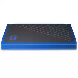 WD 1TB My Passport Go - Portable SSD, up to 400MB/s, 2-meter drop protection - Black w/ Cobalt trim