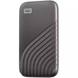 WD My Passport SSD 1TB Space Gray Cross Compatible USB 3.2 Gen-2 and USB-C 1050MB/s Read 1000MB/s Write PC Mac Compatiable