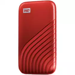 WD 1TB My Passport SSD - Portable SSD, up to 1050MB/s Read and 1000MB/s Write Speeds, USB 3.2 Gen 2 - Red