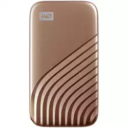 WD 2TB My Passport SSD - Portable SSD, up to 1050MB/s Read and 1000MB/s Write Speeds, USB 3.2 Gen 2 - Gold