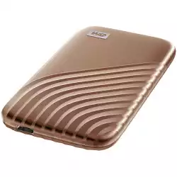 WD 2TB My Passport SSD - Portable SSD, up to 1050MB/s Read and 1000MB/s Write Speeds, USB 3.2 Gen 2 - Gold