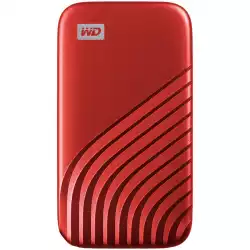 WD 2TB My Passport SSD - Portable SSD, up to 1050MB/s Read and 1000MB/s Write Speeds, USB 3.2 Gen 2 - Red
