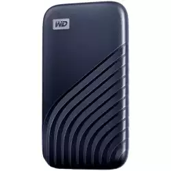 WD 500GB My Passport SSD - Portable SSD, up to 1050MB/s Read and 1000MB/s Write Speeds, USB 3.2 Gen 2 - Midnight Blue