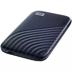 WD 500GB My Passport SSD - Portable SSD, up to 1050MB/s Read and 1000MB/s Write Speeds, USB 3.2 Gen 2 - Midnight Blue
