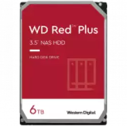 HDD NAS WD Red Plus (3.5'', 6TB, 256MB, 5400 RPM, SATA 6 Gb/s)