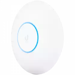 UBIQUITI U6 Long-Range; WiFi 6; 8 spatial streams; 185 m² (2,000 ft²) coverage; 350+ connected devices; Powered using PoE+; GbE uplink.