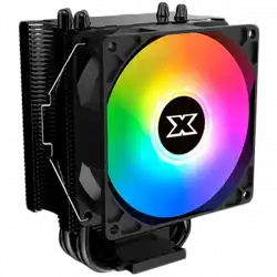 Windpower 964 RGB Arctic EN47604, White Top Fin, 92mm White RGB PWM Fan, Single Rainbow LED Mode, Reinforced Plastic Backplate