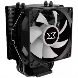 Windpower 964 RGB Arctic EN47604, White Top Fin, 92mm White RGB PWM Fan, Single Rainbow LED Mode, Reinforced Plastic Backplate