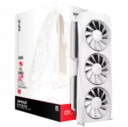 XFX Quicksilver AMD Radeon RX 9070XT White Gaming Edition with 16GB GDDR6 HDMI 3xDP, AMD RDNA 4