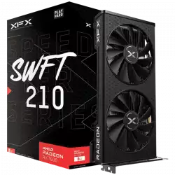 XFX SPEEDSTER SWFT210 RADEON RX7600 CORE Gaming Graphics Card with 8GBGDDR6 HDMI 3xDP, AMD RDNA™ 2