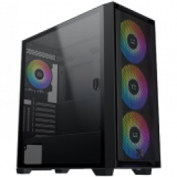 Xigmatek Anubis Pro 4FX EN40788, E-ATX/ATX/M-ATX/MINI ITX, 1x USB 3.0, 2x USB 2.0, HD Audio, Left Magnetic TG, 3PCS 140mm X40A & 1PC 120mm X20A & Galaxy II Fan Control Box & Remote