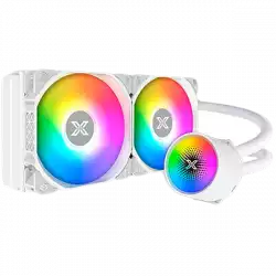 Xigmatek Liquid Killer X Arctic 240 EN47963, AIO Liquid Cooler, New X logo ARGB Pump Head, 2x120mm ARGB Fan, Plastic Steel Backpanel