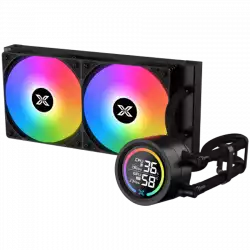 Xigmatek LK Pro 240 Digital (BK AIO,Digital LCD Pump & 240mm PWM Fan,Mini ARGB Controller,Intel & AMD & 20xx)                          