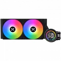 Xigmatek LK Pro 240 Digital (BK AIO,Digital LCD Pump & 240mm PWM Fan,Mini ARGB Controller,Intel & AMD & 20xx)