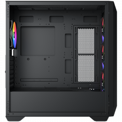 Xigmatek Master X II Pro (Black, ATX, U3x1 & U2x2, Front Meshed Grill & Left TG, 4PCS Z20A & ARGB PCB)