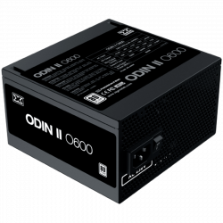 Xigmatek Odin II 600W (Black, AC 230V, DF APFC, Black Cable, 80PLUS, 120mm Fan, EU Power Cord, Color Box)