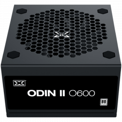 Xigmatek Odin II 600W (Black, AC 230V, DF APFC, Black Cable, 80PLUS, 120mm Fan, EU Power Cord, Color Box)