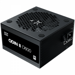 Xigmatek Odin II 600W (Black, AC 230V, DF APFC, Black Cable, 80PLUS, 120mm Fan, EU Power Cord, Color Box)