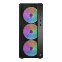 1stPlayer компютърна кутия със захранване Gaming Case ATX - A7 RGB - included 500W PSU, 4 Fans