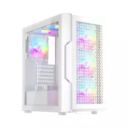 1stPlayer кутия Case ATX - TRILOBITE T7 White - 4 fans included