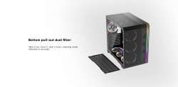1stPlayer кутия Case ATX - VT7-BK - USB-C, Mesh, A-RGB