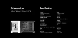 1stPlayer кутия Case mATX - UV6 White