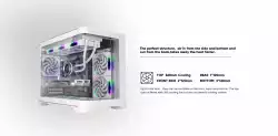 1stPlayer кутия Case mATX - UV6 White