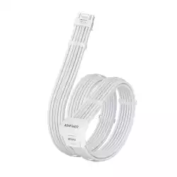 1stPlayer модулен кабел Custom Sleeved Modding Cable White - PCIe 5.0 12VHPWR M/M - FM2-B-WH                          