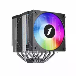 1stPlayer охладител CPU Cooler CRYO CY12LD Black - LGA1851/AM5, Dual-Tower, ARGB