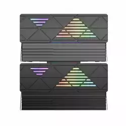 1stPlayer охладител CPU Cooler CRYO CY12LD Black - LGA1851/AM5, Dual-Tower, ARGB