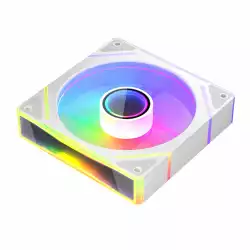 1stPlayer вентилатор Fan 120mm FC7-WH - Infinity Mirror ARGB - White