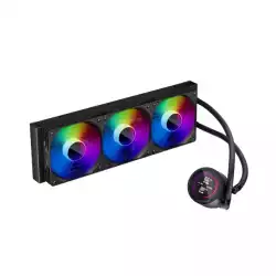 1stPlayer водно охлаждане Water Cooling 360mm - Thunderstorm TS4 360 Black - Digital Display, aRGB