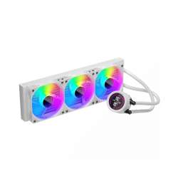 1stPlayer водно охлаждане Water Cooling 360mm - Thunderstorm TS4 360 White - Digital Display, aRGB