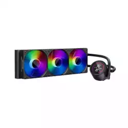 1stPlayer водно охлаждане Water Cooling 360mm - Thunderstorm TS4 360 Black - Digital Display, aRGB