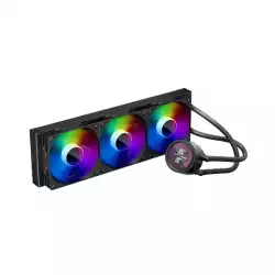 1stPlayer водно охлаждане Water Cooling 360mm - Thunderstorm TS4 360 Black - Digital Display, aRGB                          