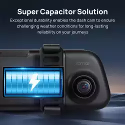 70mai комплект огледало и камера за задно виждане видеорегистратор Rearview Dash Cam 3K HDR Set - S500