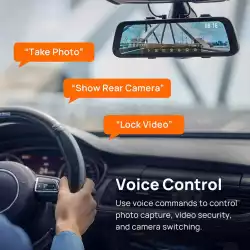 70mai комплект огледало и камера за задно виждане видеорегистратор Rearview Dash Cam 3K HDR Set - S500