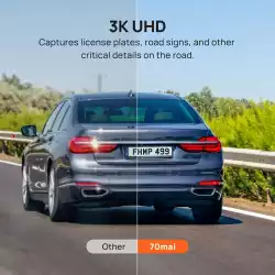 70mai комплект огледало и камера за задно виждане видеорегистратор Rearview Dash Cam 3K HDR Set - S500